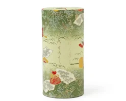 Washi Paper Tea Canister