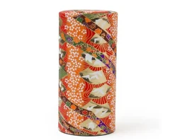 Washi Paper Tea Canister