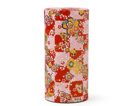 Washi Paper Tea Canister