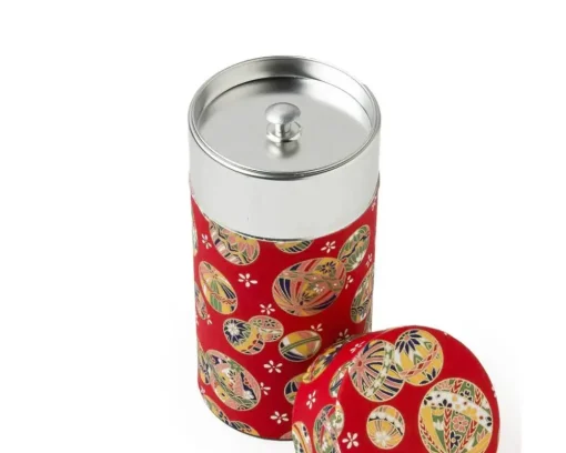 Washi Paper Tea Canister