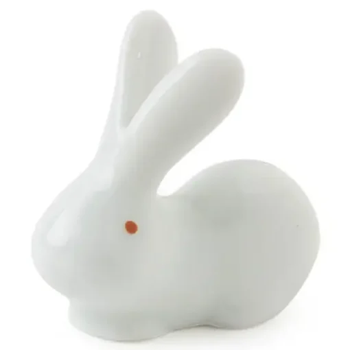 White Rabbit Chopstick Rest - White Ears