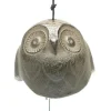 Wind Chime Owl Brown 2"