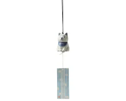 Wind Chime Shiba Blue/White