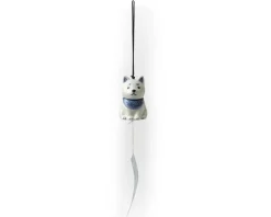 Wind Chime Shiba Blue/White