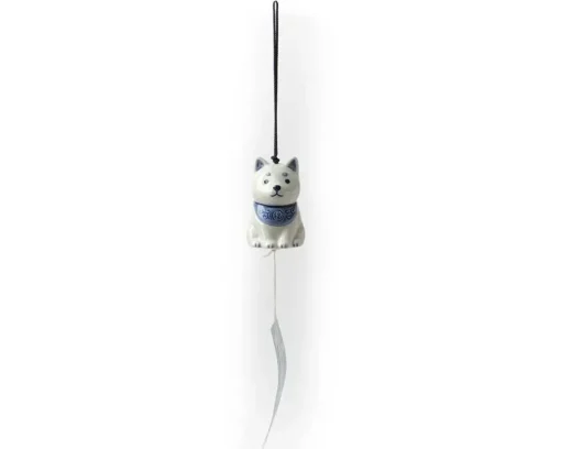 Wind Chime Shiba Blue/White