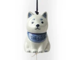 Wind Chime Shiba Blue/White